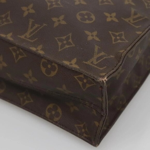 LOUIS VUITTON Monogram Sac Plat Hand Bag M51140 LV Auth BA4419 - Picture 4 of 16